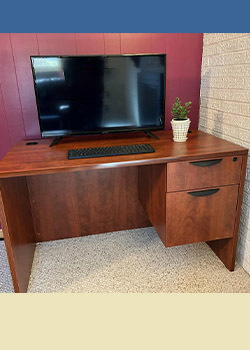 Office Desk Solid Wood PVI