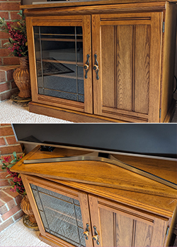 Solid Oak TV Stand