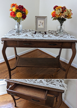 Vintage Console Writing Desk