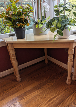 Corner Plant Table