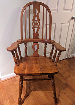 Four Oak Chairs