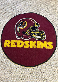 Washington Redskins Non-Slip Circle Mat