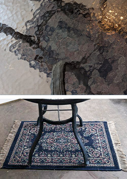 Glass Outdoor Wrought Iron Table