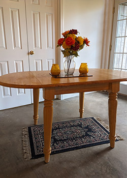 Drop Leaf Solid Wood Table