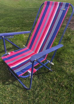 Striped Beach Chair