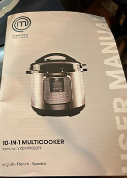 MasterChef Electric Pressure Cooker