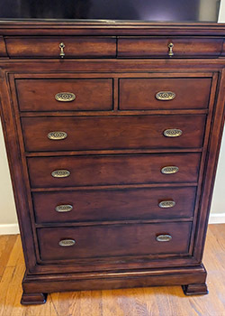 Tall Dresser Solid Wood Bassett