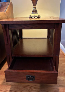 End Table Solid Wood Bassett