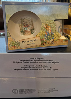 Wedgewood Porcelain Peter Rabbit Dining Set